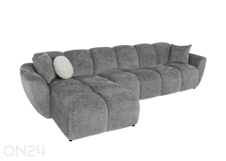 Kulmasohva Curve tummanharmaa kuvasuurennos