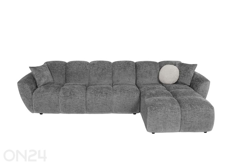 Kulmasohva Curve tummanharmaa kuvasuurennos