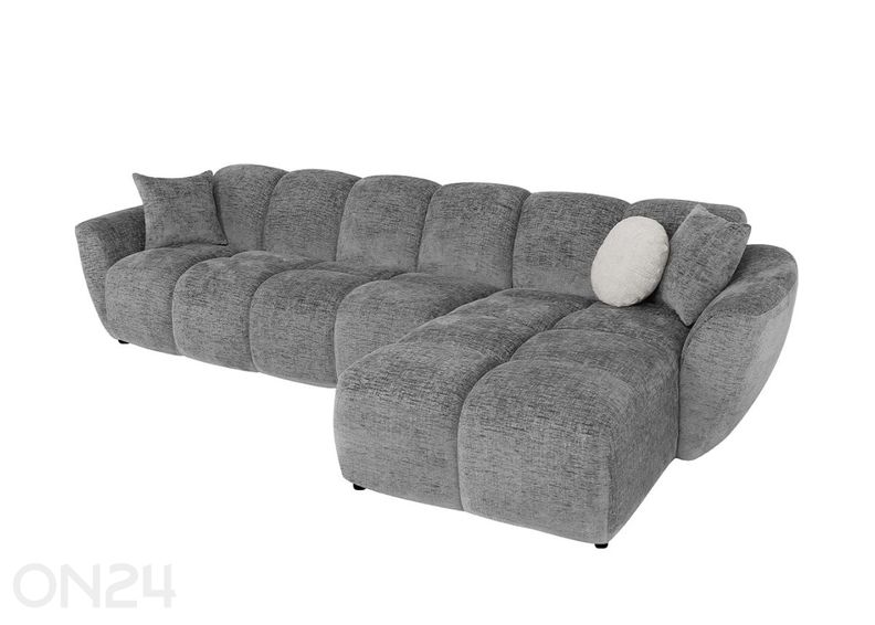 Kulmasohva Curve tummanharmaa kuvasuurennos