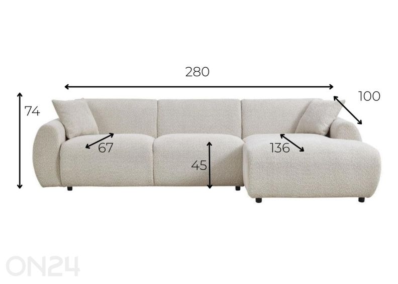 Kulmasohva Marita kuvasuurennos