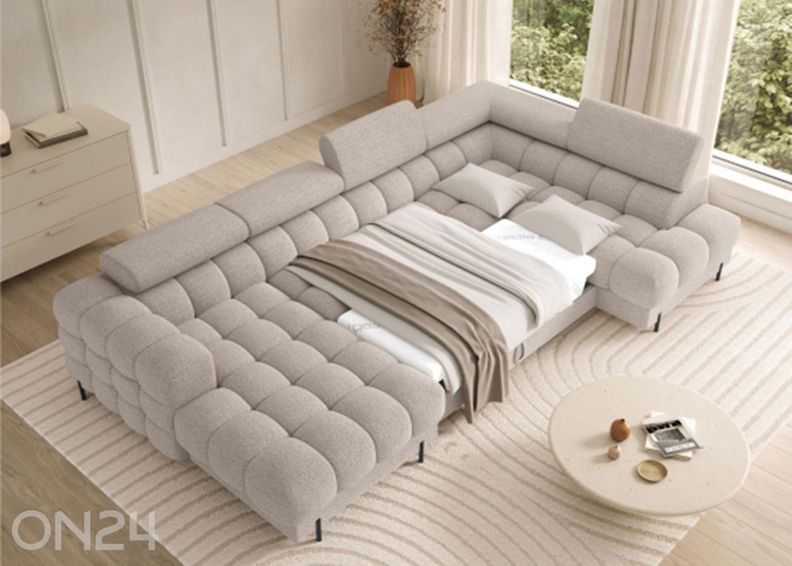 Kulmasohva vuodesohva Feraria kuvasuurennos