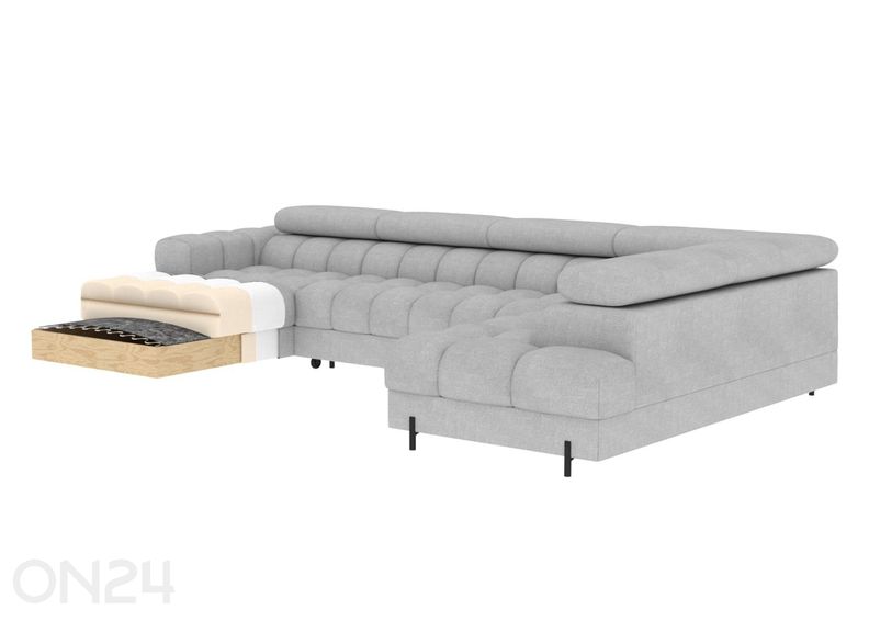 Kulmasohva vuodesohva Feraria kuvasuurennos