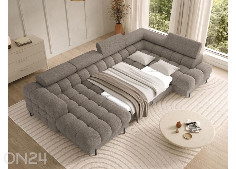 Kulmasohva vuodesohva Feraria kuvasuurennos