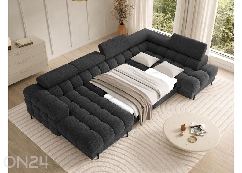 Kulmasohva vuodesohva Feraria kuvasuurennos