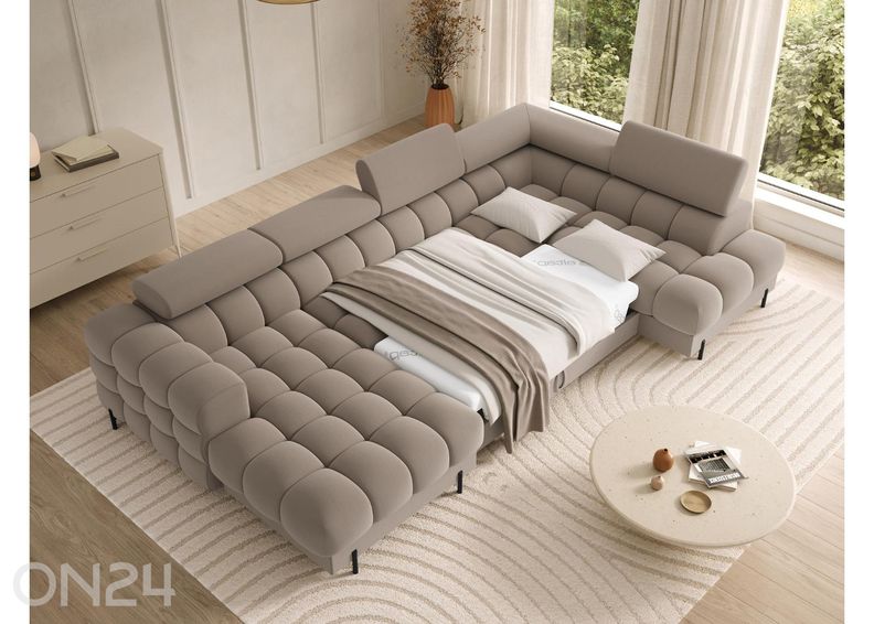 Kulmasohva vuodesohva Feraria kuvasuurennos