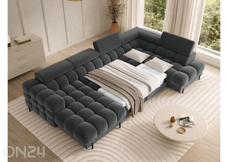 Kulmasohva vuodesohva Feraria kuvasuurennos