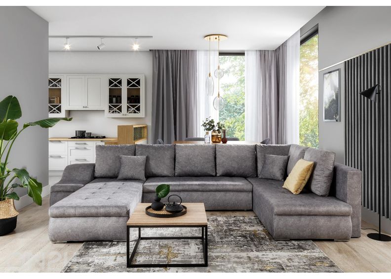 Kulmasohvasänky pesukorilla Giovanni kuvasuurennos