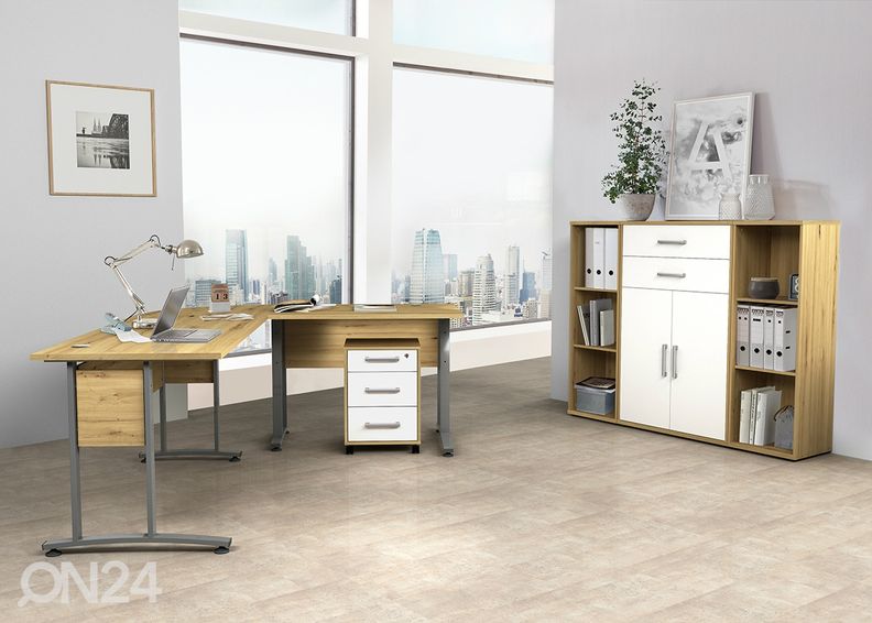 Kulmatyöpöytä Dallas 1 217x167 cm kuvasuurennos