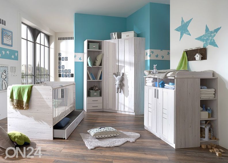 Kulmavaatekaappi BORNHOLM kuvasuurennos