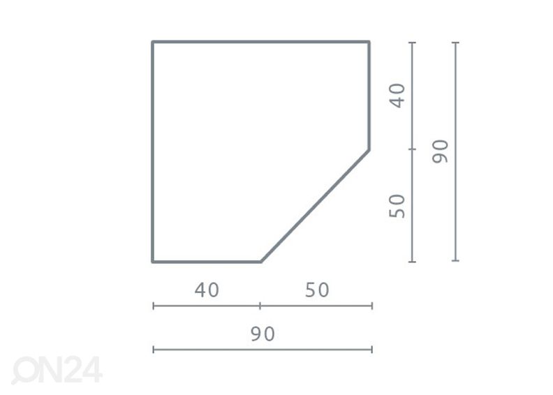 Kulmavaatekaappi DL2 kuvasuurennos