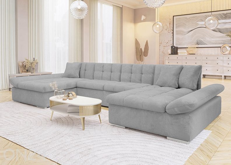 Kulmavuodesohva 2:lla vuodevaatelaatikolla Alia kuvasuurennos