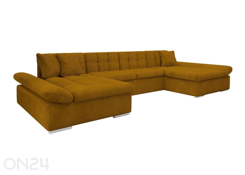 Kulmavuodesohva 2:lla vuodevaatelaatikolla Alia kuvasuurennos