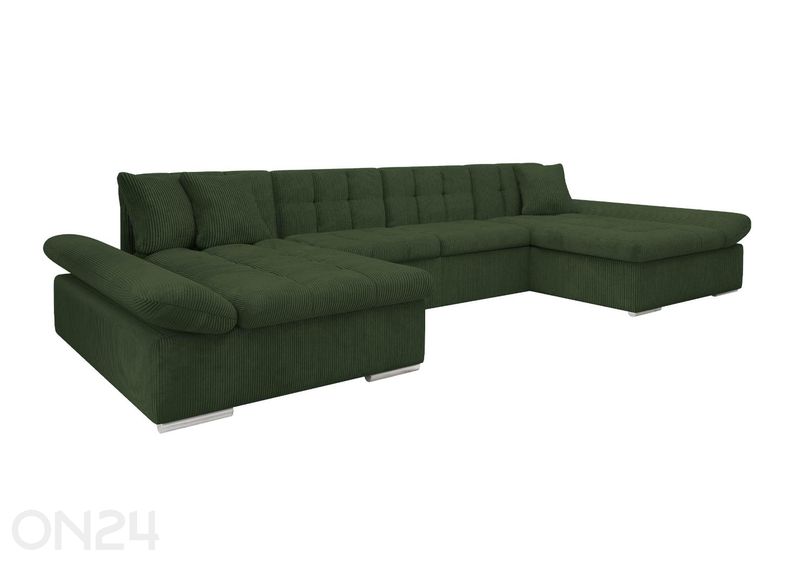 Kulmavuodesohva 2:lla vuodevaatelaatikolla Alia kuvasuurennos