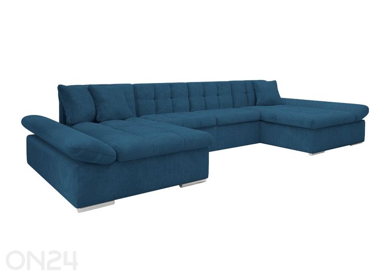 Kulmavuodesohva 2:lla vuodevaatelaatikolla Alia kuvasuurennos