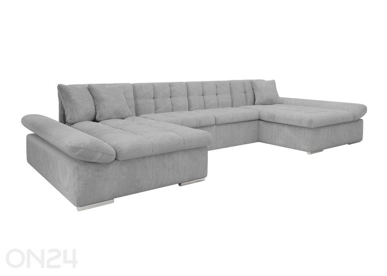 Kulmavuodesohva 2:lla vuodevaatelaatikolla Alia kuvasuurennos