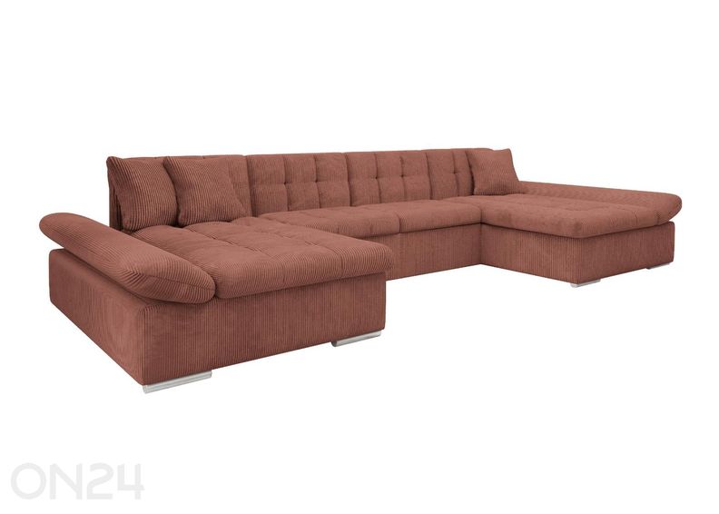 Kulmavuodesohva 2:lla vuodevaatelaatikolla Alia kuvasuurennos