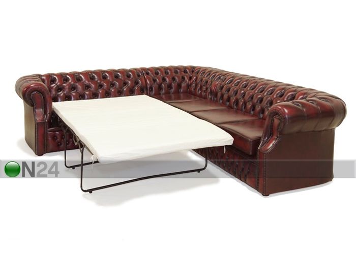 Kulmavuodesohva Chesterfiel kuvasuurennos