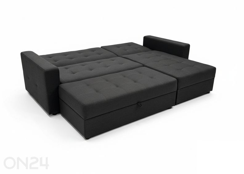 Kulmavuodesohva Claire + yöpöytä kuvasuurennos