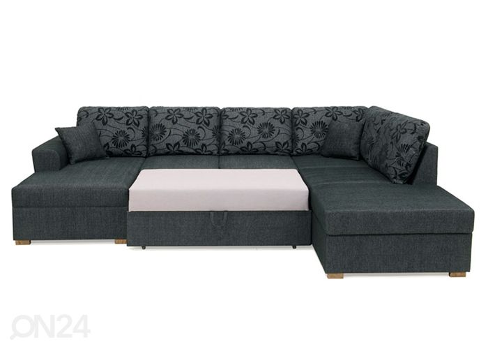 Kulmavuodesohva Dublin Jumbo vuodevaatelaatikolla kuvasuurennos