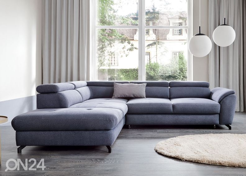 Kulmavuodesohva, kulma vasemmalla kuvasuurennos