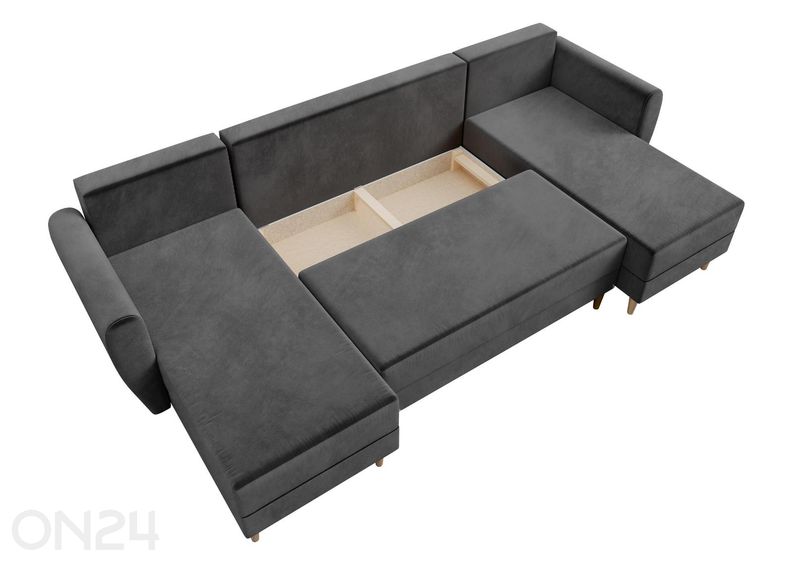 Kulmavuodesohva Perla U kuvasuurennos