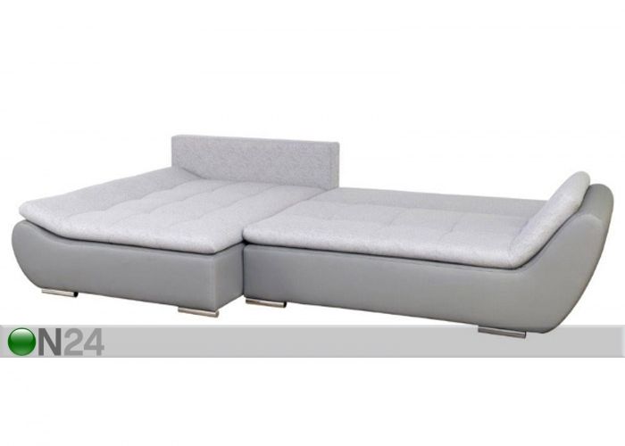 Kulmavuodesohva vuodevaatelaatikolla kuvasuurennos