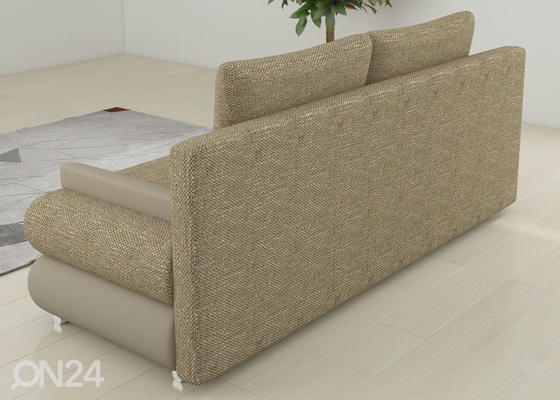 Kulmavuodesohva vuodevaatelaatikolla kuvasuurennos