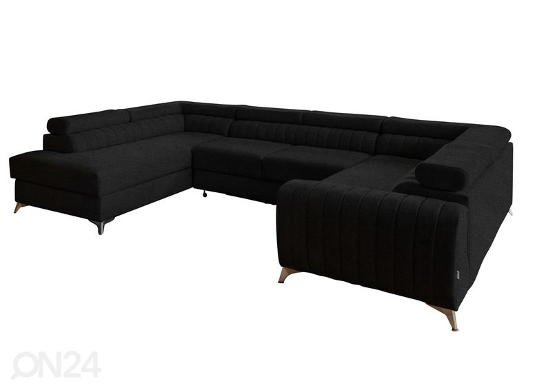 Kulmavuodesohva vuodevaatelaatikolla kuvasuurennos