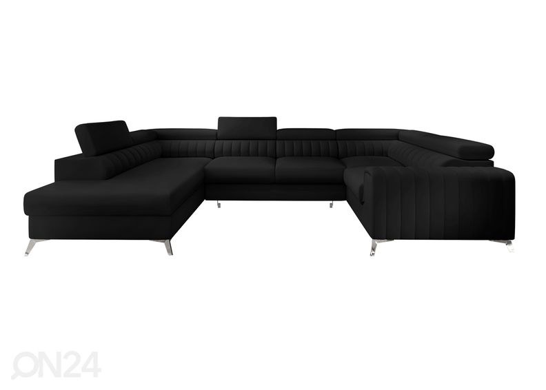 Kulmavuodesohva vuodevaatelaatikolla kuvasuurennos