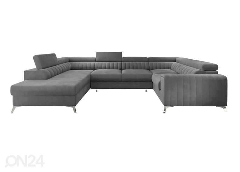 Kulmavuodesohva vuodevaatelaatikolla kuvasuurennos