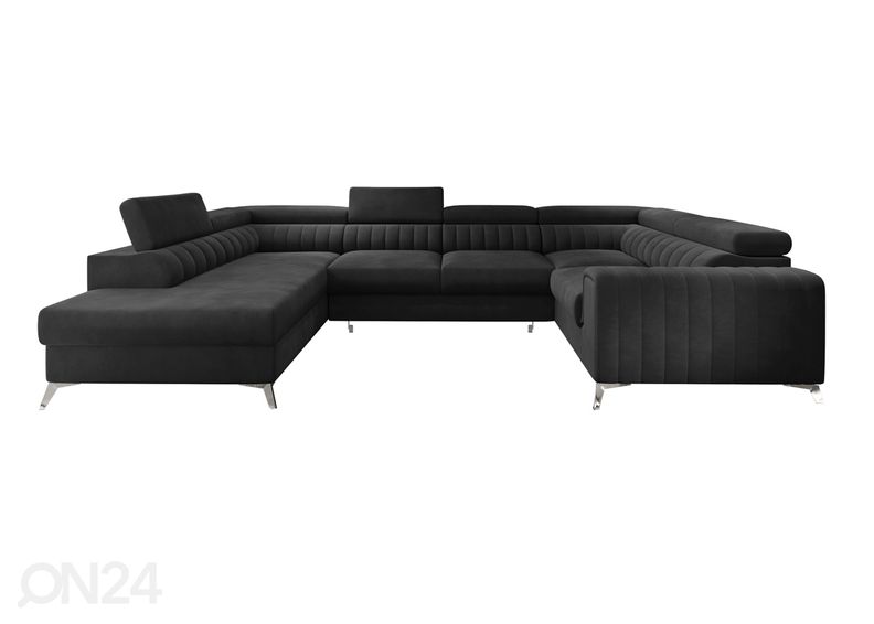 Kulmavuodesohva vuodevaatelaatikolla kuvasuurennos