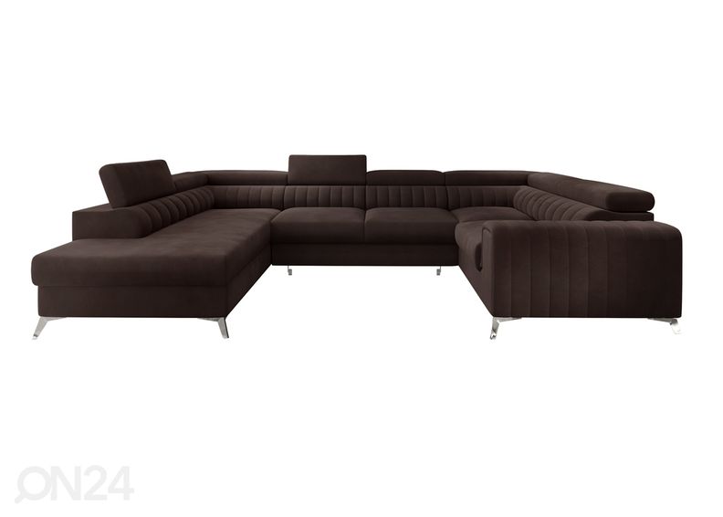 Kulmavuodesohva vuodevaatelaatikolla kuvasuurennos