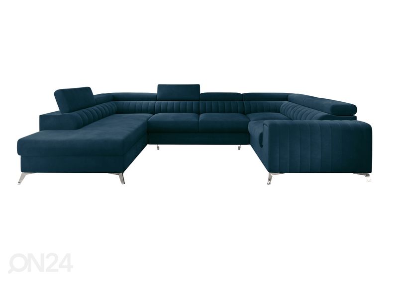 Kulmavuodesohva vuodevaatelaatikolla kuvasuurennos