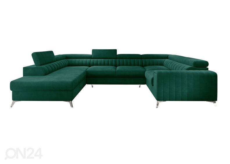 Kulmavuodesohva vuodevaatelaatikolla kuvasuurennos