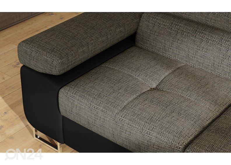 Kulmavuodesohva vuodevaatelaatikolla Bremen kuvasuurennos