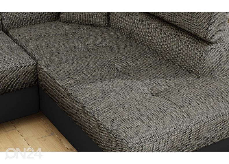 Kulmavuodesohva vuodevaatelaatikolla Bremen kuvasuurennos