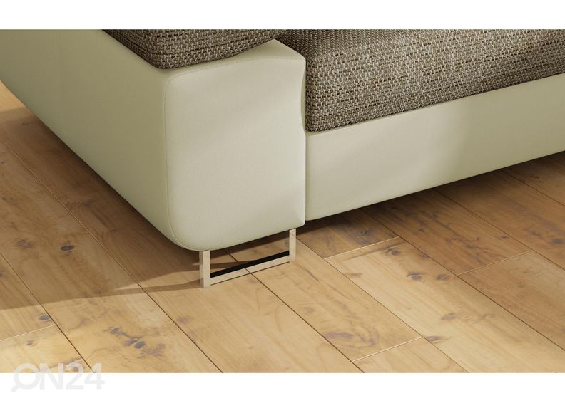 Kulmavuodesohva vuodevaatelaatikolla Bremen kuvasuurennos