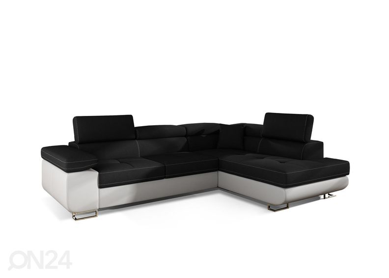 Kulmavuodesohva vuodevaatelaatikolla Bremen kuvasuurennos