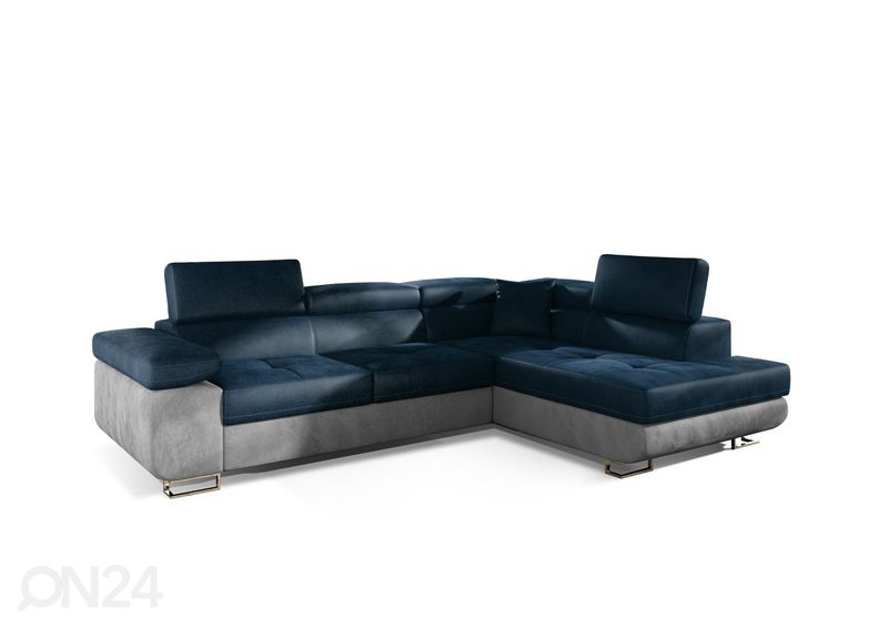 Kulmavuodesohva vuodevaatelaatikolla Bremen kuvasuurennos