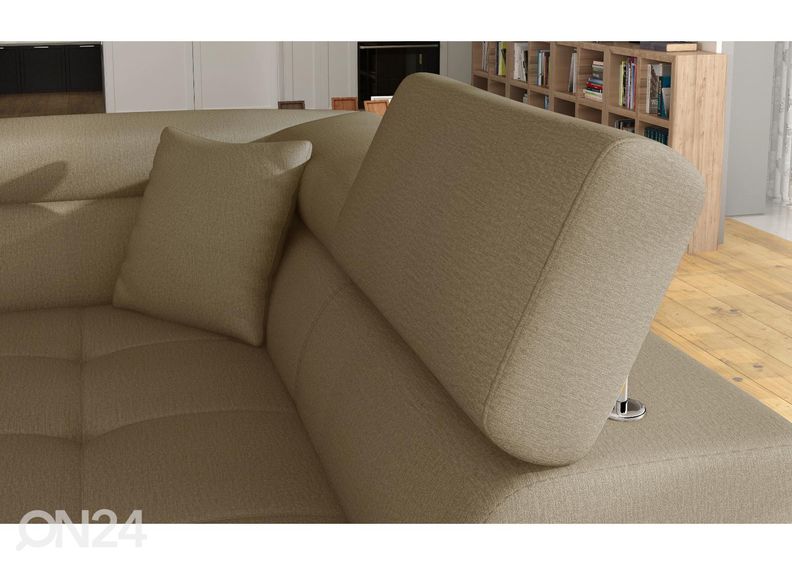 Kulmavuodesohva vuodevaatelaatikolla Bremen kuvasuurennos