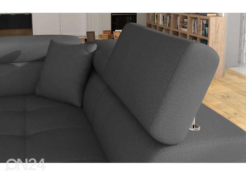 Kulmavuodesohva vuodevaatelaatikolla Bremen kuvasuurennos