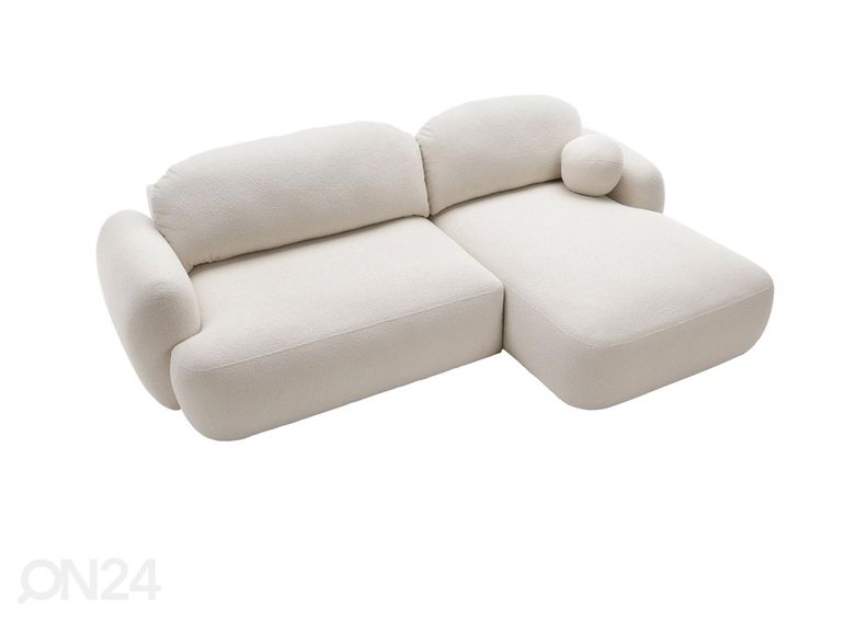 Kulmavuodesohva vuodevaatelaatikolla Maano kuvasuurennos