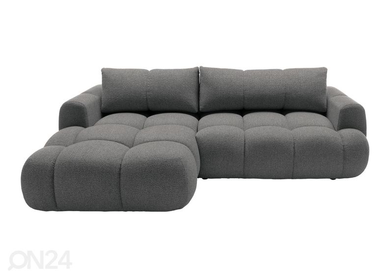 Kulmavuodesohva vuodevaatelaatikolla Miina kuvasuurennos