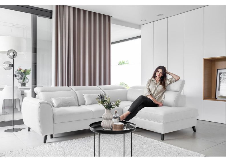 Kulmavuodesohva vuodevaatelaatikolla Roma kuvasuurennos