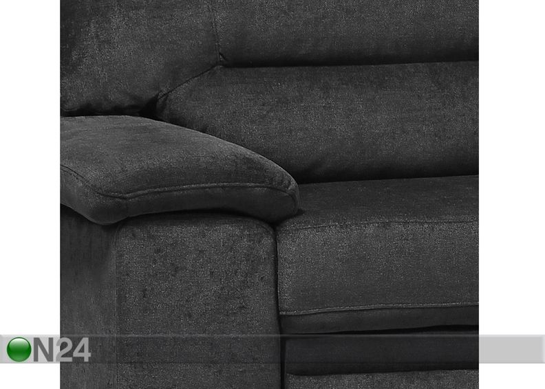 Kulmavuodesohva vuodevaatelaatikolla Sybil kuvasuurennos