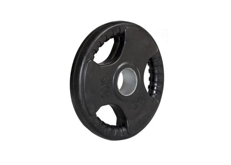 Kumipintainen levypaino 5kg HMS 50 mm kuvasuurennos
