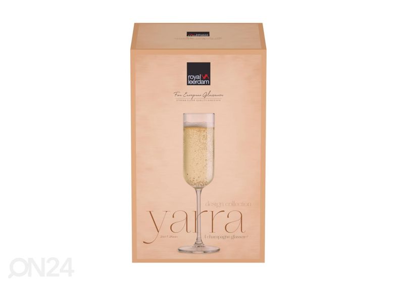 Kuohuviinilasi Yarra 21 cl, 4 kpl kuvasuurennos