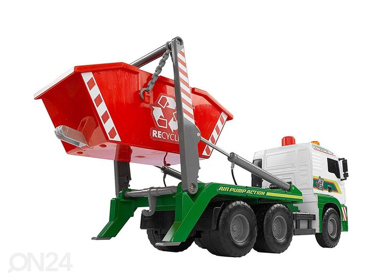 Kuorma-auto ilmapumpulla kuvasuurennos