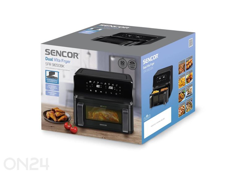 Kuuma­ilmapaisturi Sencor SFR9650BK, 2 × 4,5 L kuvasuurennos
