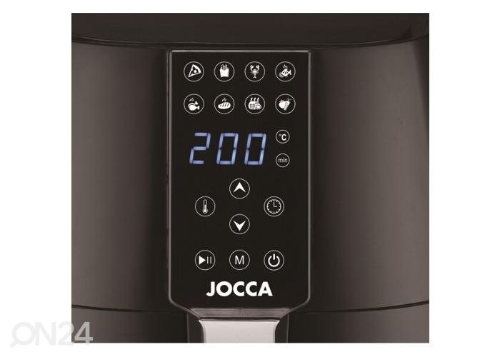 Kuumailmakeitin Jocca 3,8 L, musta kuvasuurennos